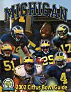 2002 Citrus Bowl Michgn media guide