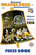 1987 Orange Bowl press media guide