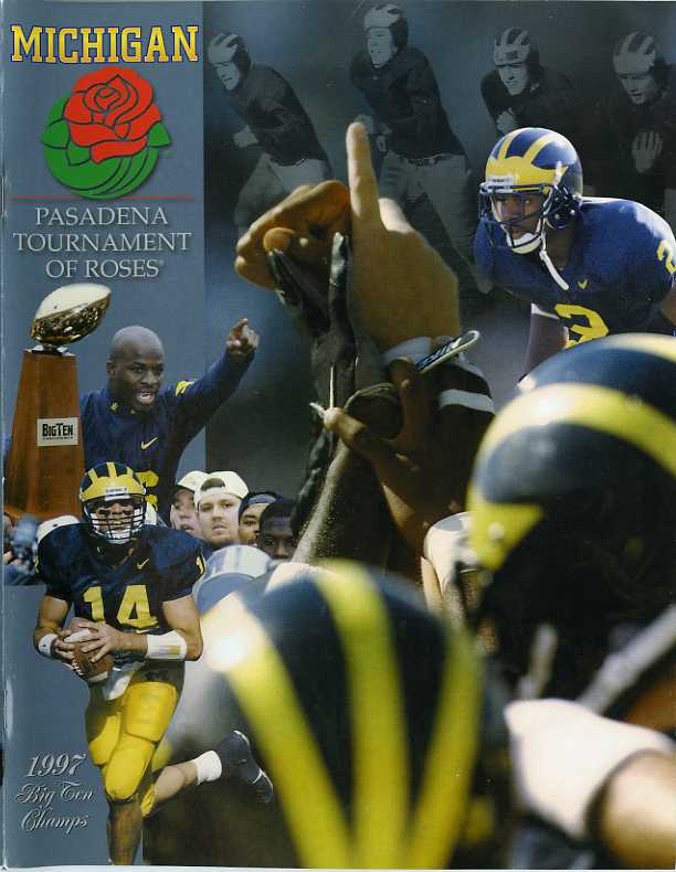 1998 Rose Bowl University Of Michigan Athletics