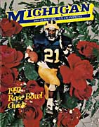 1992 Rose Bowl Michigan media guide