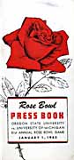 1965 ROse Bowl press guide