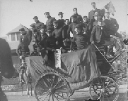 1901 team on wagon
