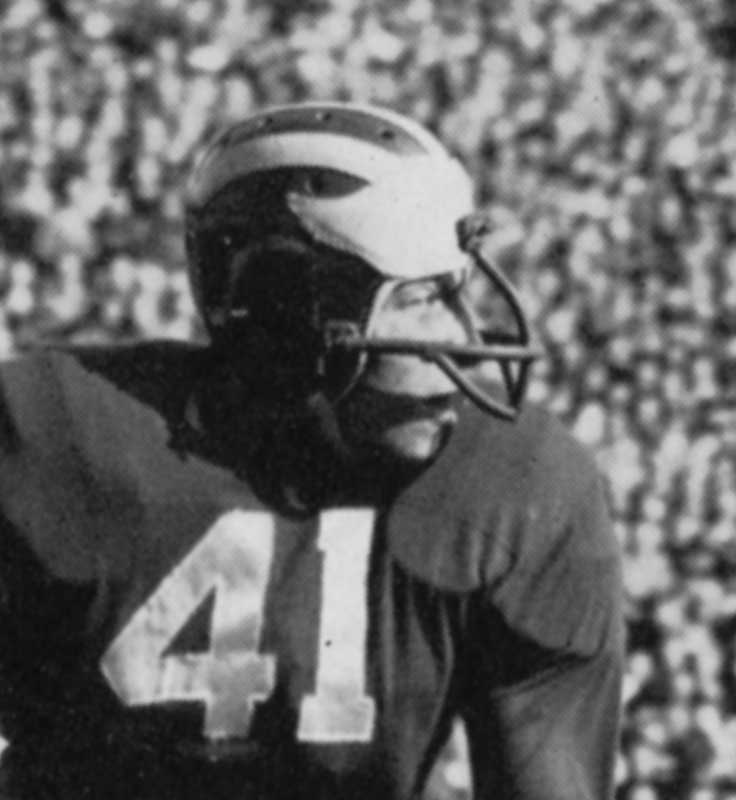 NCAA Michigan Wolverines 1940 uniform original art – Heritage Sports Art