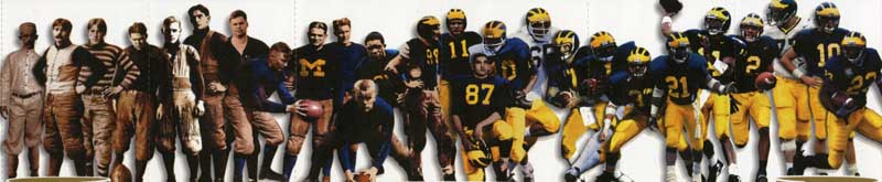NCAA Michigan Wolverines 1940 uniform original art – Heritage Sports Art