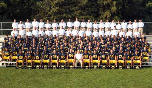 2006 Football Team University Of Michigan Athletics
