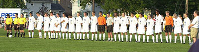 first varsity  men's soccer team