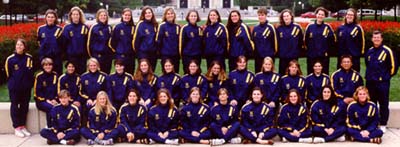 1995 women's swimmng team