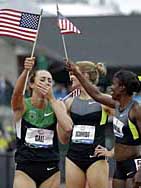 Geena Galland U.S. 800-meter Olympiands