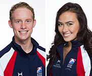 Evan Bates and Madison Chock ice dancers