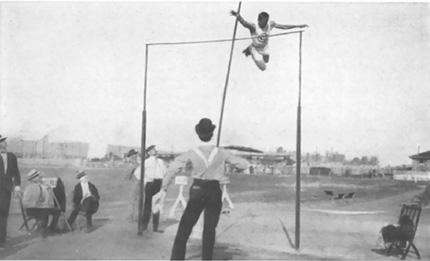 Charles Dvorak, competing for Chicago AC, 1904