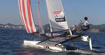 Bora Gualr, Louisa Chaffee sailing