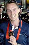 Nick Willis with bronze medal