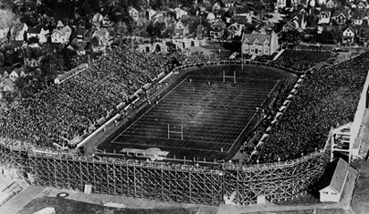 Ferry 
Field, 1924, aerial view