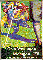 1927 Ohio Wesleyan game program