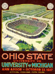 1927 Ohio State game program cover