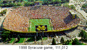 Michigan Stadium, 1998