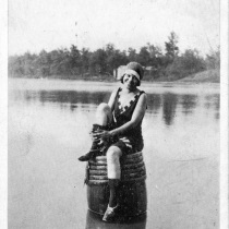 Bathing Beauty at Lake of Paradise, Baldwin, Mich. “Idlewild” folder, Box 4, Charles S. Smith Records