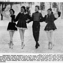 Precision Figure Skating “Michigan gets fun aplenty sporting amidst ice and snow” by Willis Player, 1940