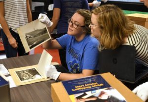 University of Michigan Bentley Historical Library research class and library tour, Monday, September 18, 2017.