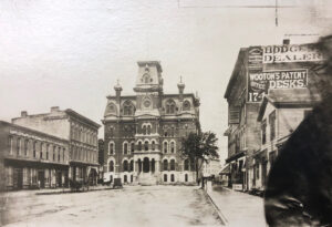 Griswold and State Streets in Detroit circa 1880
