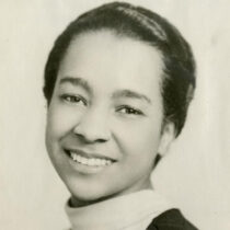 Jean Fairfax black and white student portrait circa 1937