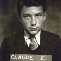Claude Shannon black and white student photo
