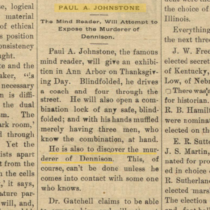 Black newsprint text on a yellowed background.