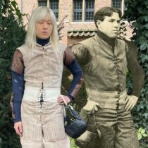 Recreating a U-M football uniform from 1904.