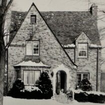 A house designed by Bertha Whitman: 3201 Hartzell, in Evanston, Illinois.