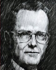 Sketch of Phil Hart from The Dignity of Man 1965.
