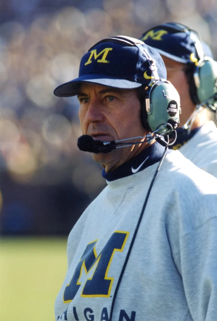 U-M football coach Lloyd Carr